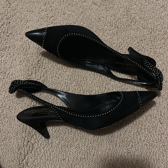 Saint Laurent Kitten Heels 38 - Picture 4 of 7